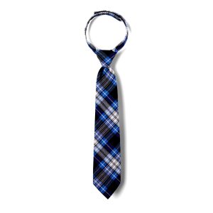 Adjustable Plaid Tie