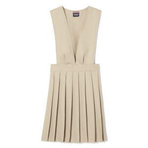 V-Neck Pleated Jumper