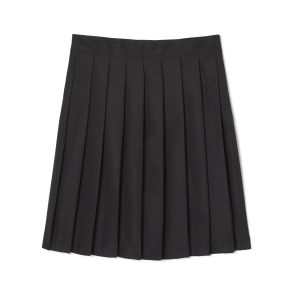 At The Knee Pleated Skirt