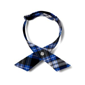 Adjustable Plaid Cross Tie
