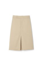 Below The Knee Kick Pleat Skirt