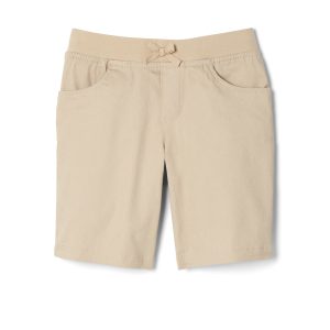 Pull-On Stretch Twill Short with Knit Waistband – FINAL SALE