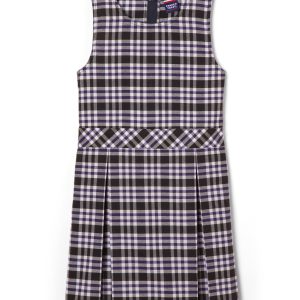 Plaid Box Pleat Jumper