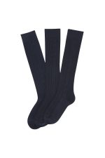 Nylon Cable Knee-High Socks 3-Pack – FINAL SALE