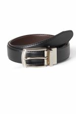 Black/Brown Reversible Leather Belt
