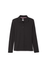 Long Sleeve Feminine Fit Interlock Polo – FINAL SALE