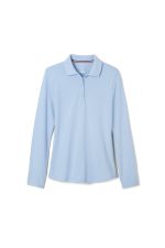 Long Sleeve Fitted Stretch Pique Polo (Feminine Fit) – FINAL SALE