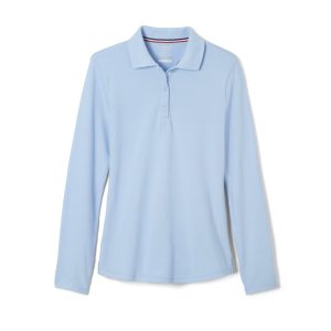 Long Sleeve Fitted Stretch Pique Polo (Feminine Fit) – FINAL SALE
