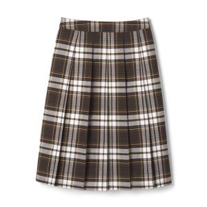 Below The Knee Plaid Pleated Skirt – FINAL SALE